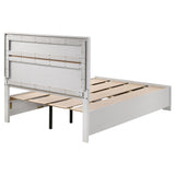 Miranda 51-inch Wood Full Storage Panel Bed White - Tampa Furniture Outlet