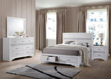 Tampa Furniture Outlet - Coaster - Miranda 4-piece Eastern King Bedroom Set White - 205111KE-S4