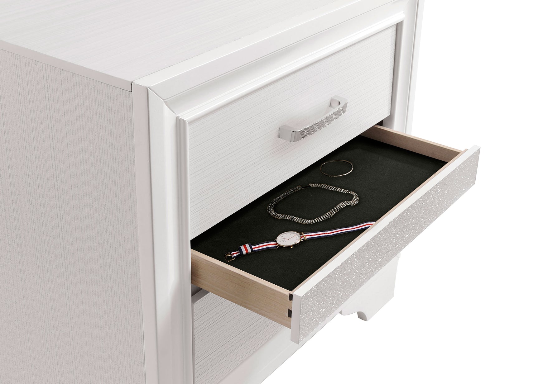 Miranda 4-piece Queen Bedroom Set White - Tampa Furniture Outlet