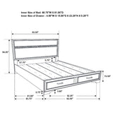 Miranda 5-piece Queen Bedroom Set White - Tampa Furniture Outlet