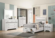 Tampa Furniture Outlet - Coaster - Miranda 5-piece Twin Bedroom Set White - 205111T-S5