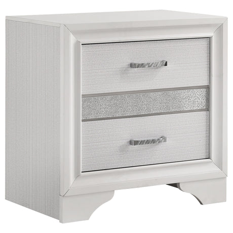 Tampa Furniture Outlet - Coaster - Miranda 3-drawer Nightstand Bedside Table White - 205112