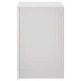 Miranda 3-drawer Nightstand Bedside Table White - Tampa Furniture Outlet