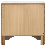 Miranda 3-drawer Nightstand Bedside Table White - Tampa Furniture Outlet