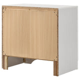 Miranda 3-drawer Nightstand Bedside Table White - Tampa Furniture Outlet