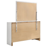 Miranda 7-drawer Dresser with Mirror White - Tampa Furniture Outlet