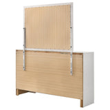 Miranda 7-drawer Dresser with Mirror White - Tampa Furniture Outlet