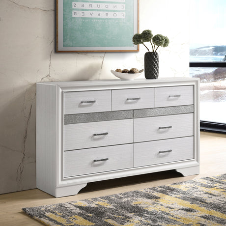 Miranda 9-drawer Dresser White - Tampa Furniture Outlet