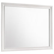 Tampa Furniture Outlet - Coaster - Miranda Dresser Mirror White - 205114
