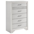 Tampa Furniture Outlet - Coaster - Miranda 6-drawer Bedroom Chest White - 205115