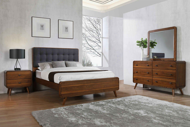 Tampa Furniture Outlet - Coaster - Robyn 4-piece Full Bedroom Set Dark Walnut - 205131F-S4