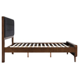 Robyn Wood Full Platform Bed Dark Walnut - Tampa Furniture Outlet