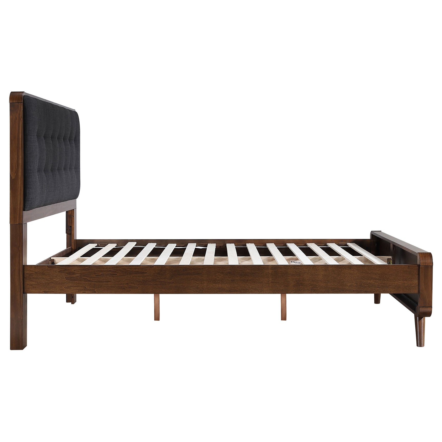 Robyn Wood Full Platform Bed Dark Walnut - Tampa Furniture Outlet