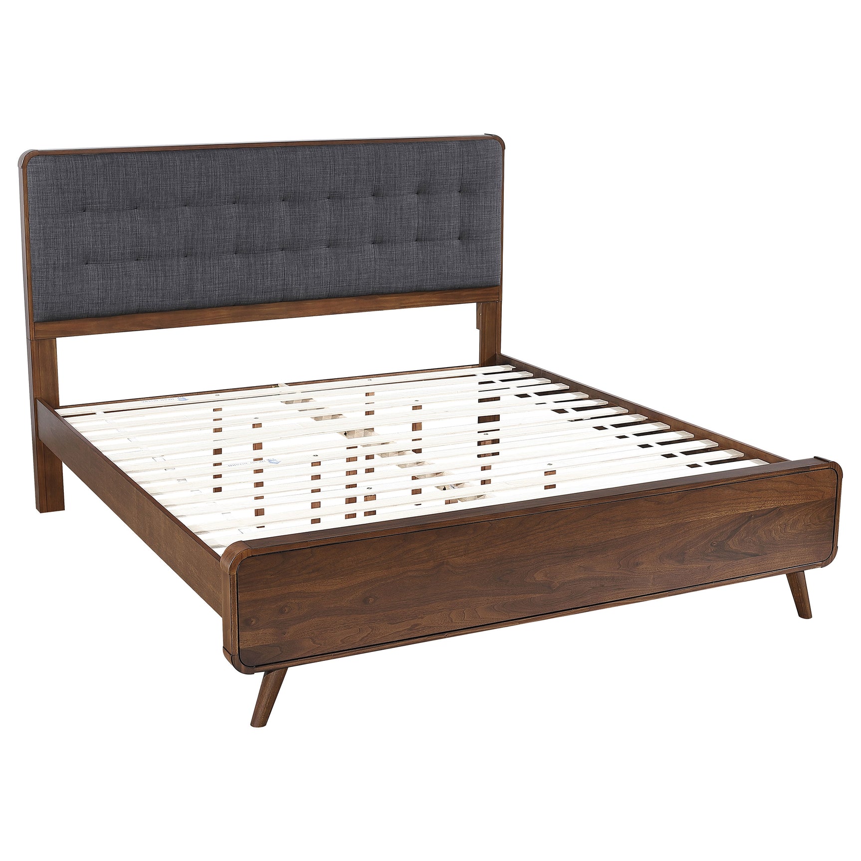 Robyn 5-piece Eastern King Bedroom Set Dark Walnut - Tampa Furniture Outlet