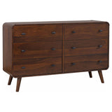 Robyn 5-piece Eastern King Bedroom Set Dark Walnut - Tampa Furniture Outlet