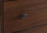 Robyn 5-piece Eastern King Bedroom Set Dark Walnut - Tampa Furniture Outlet