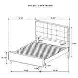 Robyn 5-piece Eastern King Bedroom Set Dark Walnut - Tampa Furniture Outlet