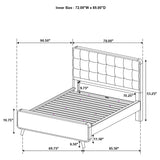 Robyn 5-piece California King Bedroom Set Dark Walnut - Tampa Furniture Outlet