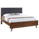 Robyn Wood California King Platform Bed Dark Walnut - Tampa Furniture Outlet