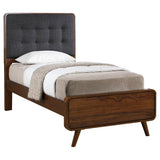 Robyn Wood Twin Platform Bed Dark Walnut - Tampa Furniture Outlet
