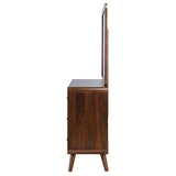 Robyn 6-drawer Dresser with Mirror Dark Walnut - Tampa Furniture Outlet