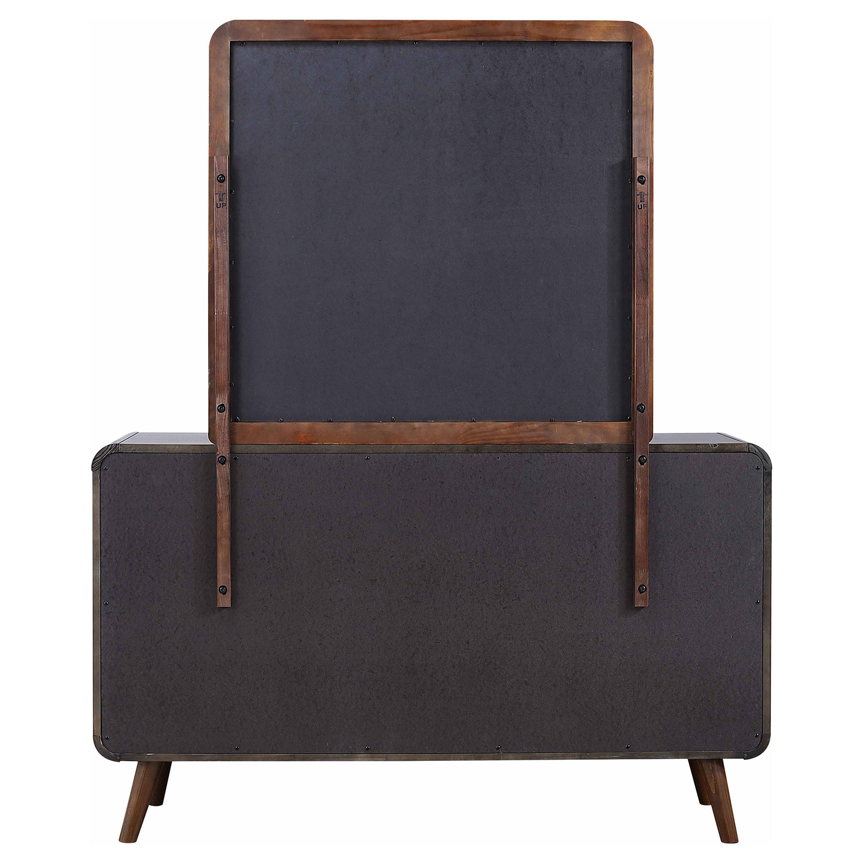 Robyn 6-drawer Dresser with Mirror Dark Walnut - Tampa Furniture Outlet