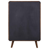 Robyn 5-drawer Bedroom Chest of Drawers Dark Walnut - Tampa Furniture Outlet
