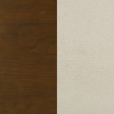 Garland 58-inch Queen Panel Bed Cream and Brown Cherry