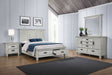 Tampa Furniture Outlet - Coaster - Franco 4-piece Queen Bedroom Set Distressed White - 205330Q-S4