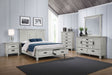 Tampa Furniture Outlet - Coaster - Franco 5-piece Queen Bedroom Set Distressed White - 205330Q-S5