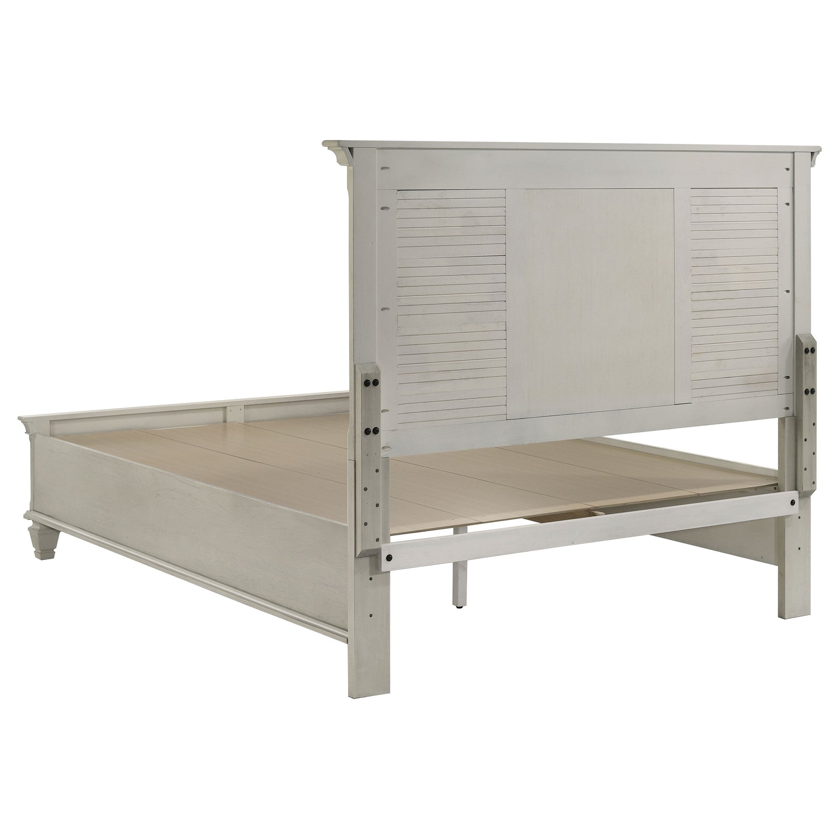 Franco 5-piece Queen Bedroom Set Distressed White - Tampa Furniture Outlet
