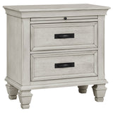 Franco 5-piece Queen Bedroom Set Distressed White - Tampa Furniture Outlet