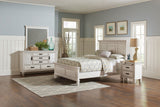 Tampa Furniture Outlet - Coaster - Franco 4-piece Queen Bedroom Set Distressed White - 205331Q-S4