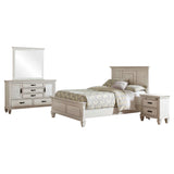 Franco 4-piece Queen Bedroom Set Distressed White - Tampa Furniture Outlet