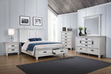 Franco 5-drawer Dresser Distressed White - Tampa Furniture Outlet
