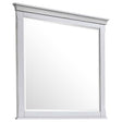 Tampa Furniture Outlet - Coaster - Franco Dresser Mirror Distressed White - 205334