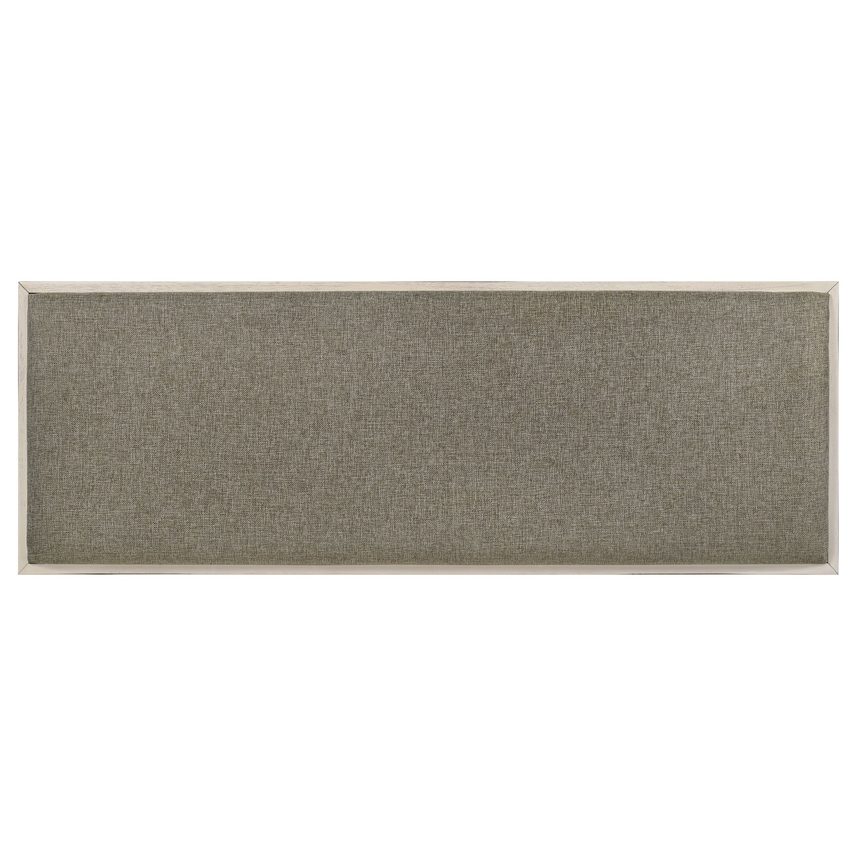 Franco Fabric Upholstered Bench with Shelf Distressed White - Tampa Furniture Outlet