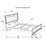 Barzini 5-piece Queen Bedroom Set White - Tampa Furniture Outlet