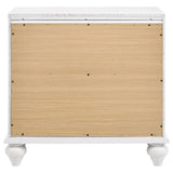 Barzini 2-drawer Nightstand White - Tampa Furniture Outlet