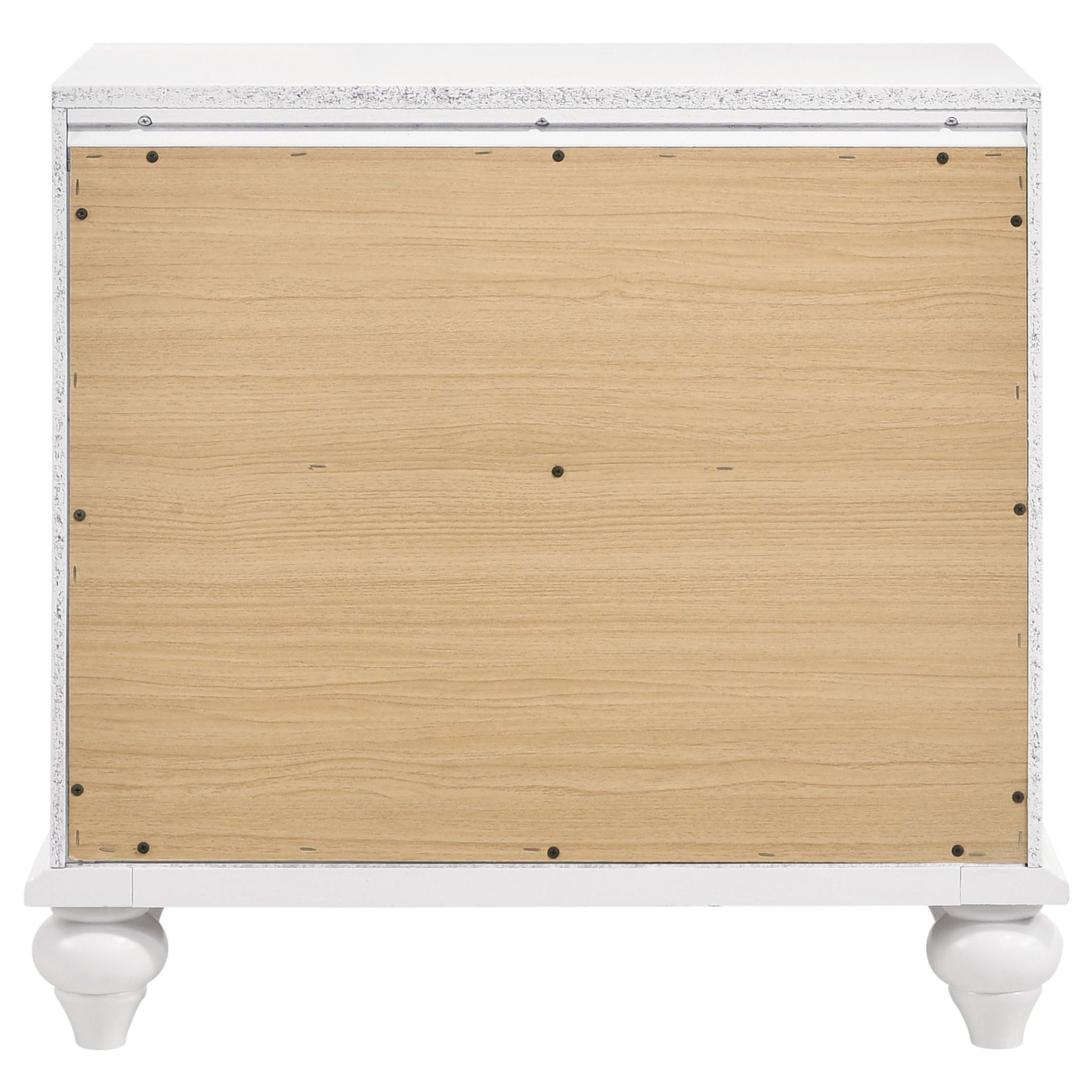 Barzini 2-drawer Nightstand White - Tampa Furniture Outlet