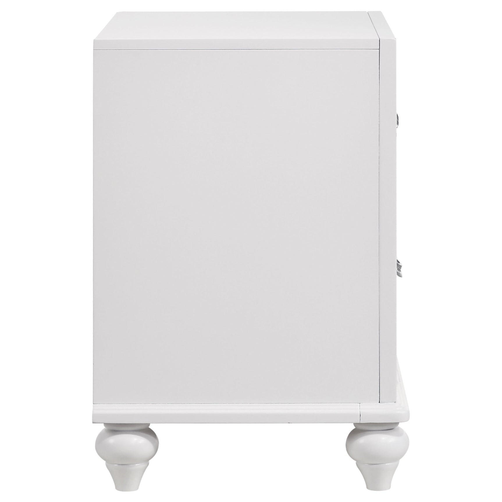 Barzini 2-drawer Nightstand White - Tampa Furniture Outlet