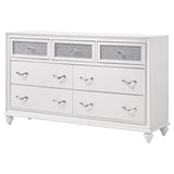 Barzini 7-drawer Dresser White - Tampa Furniture Outlet
