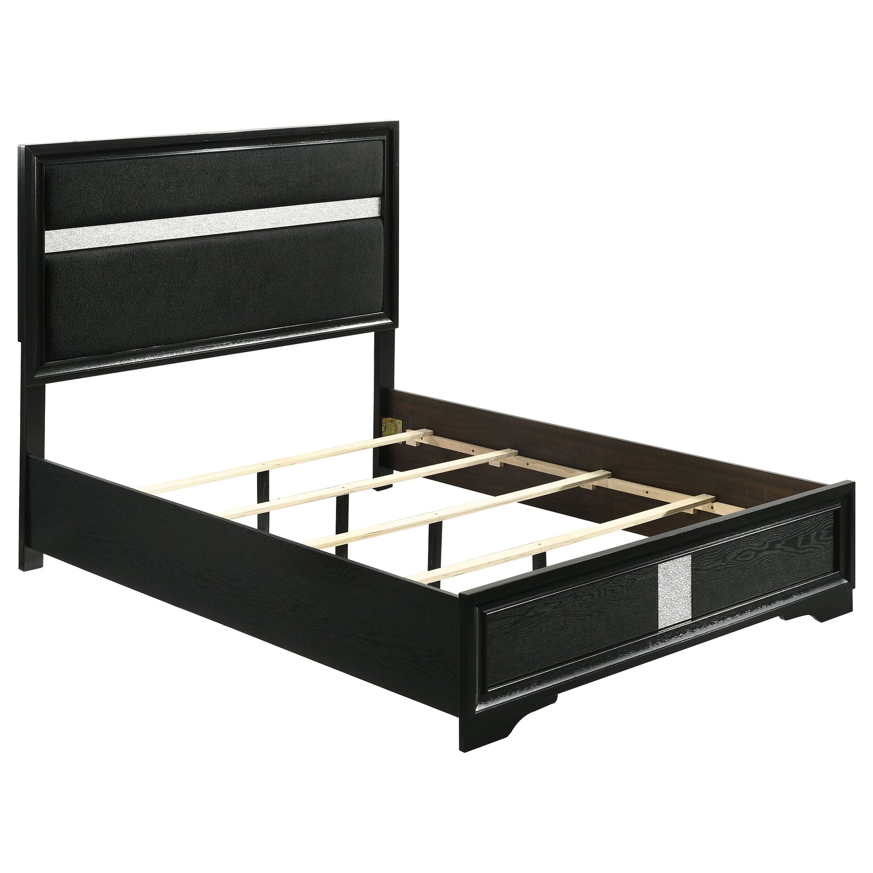 Miranda 5-piece Full Bedroom Set Black - Tampa Furniture Outlet