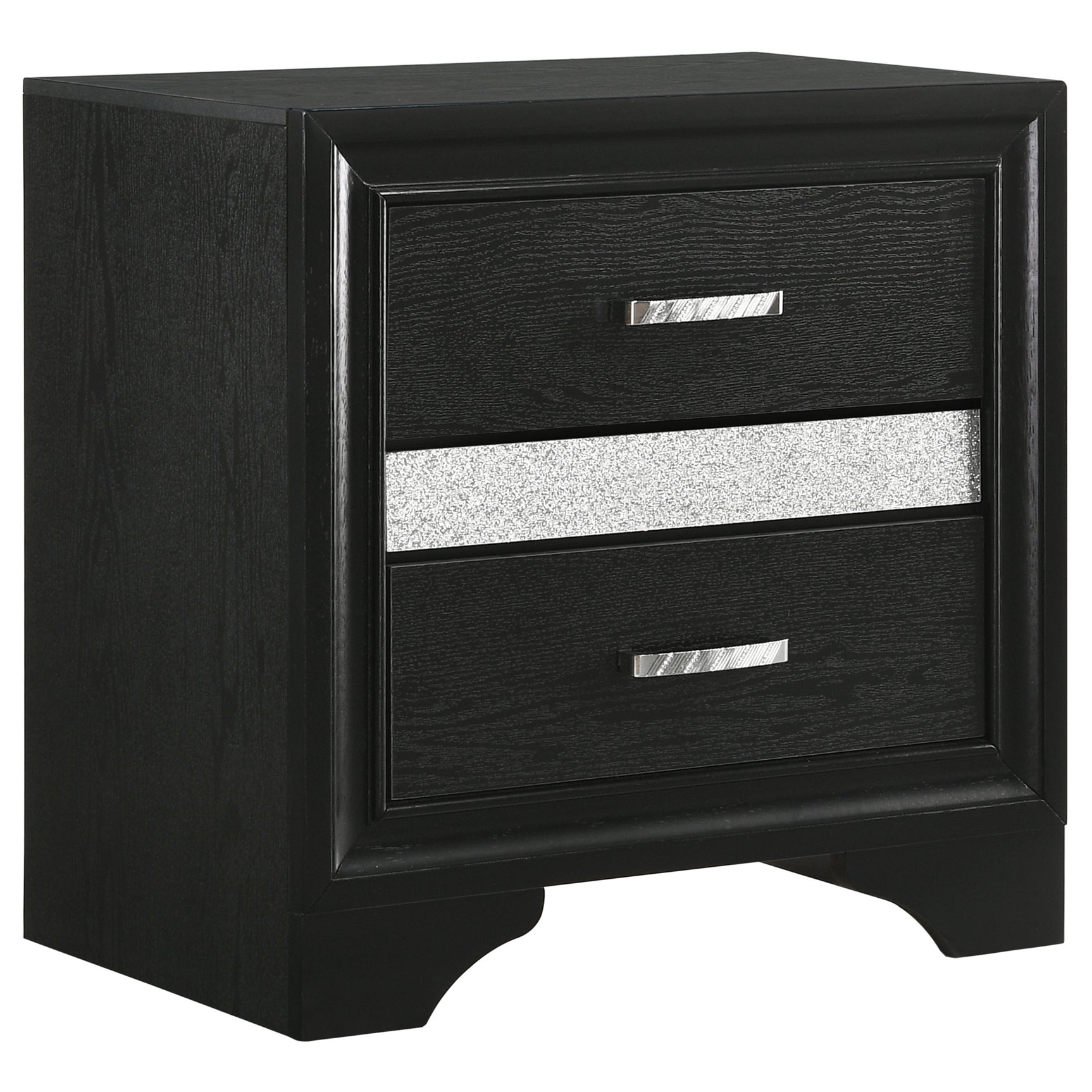 Miranda 5-piece Full Bedroom Set Black - Tampa Furniture Outlet