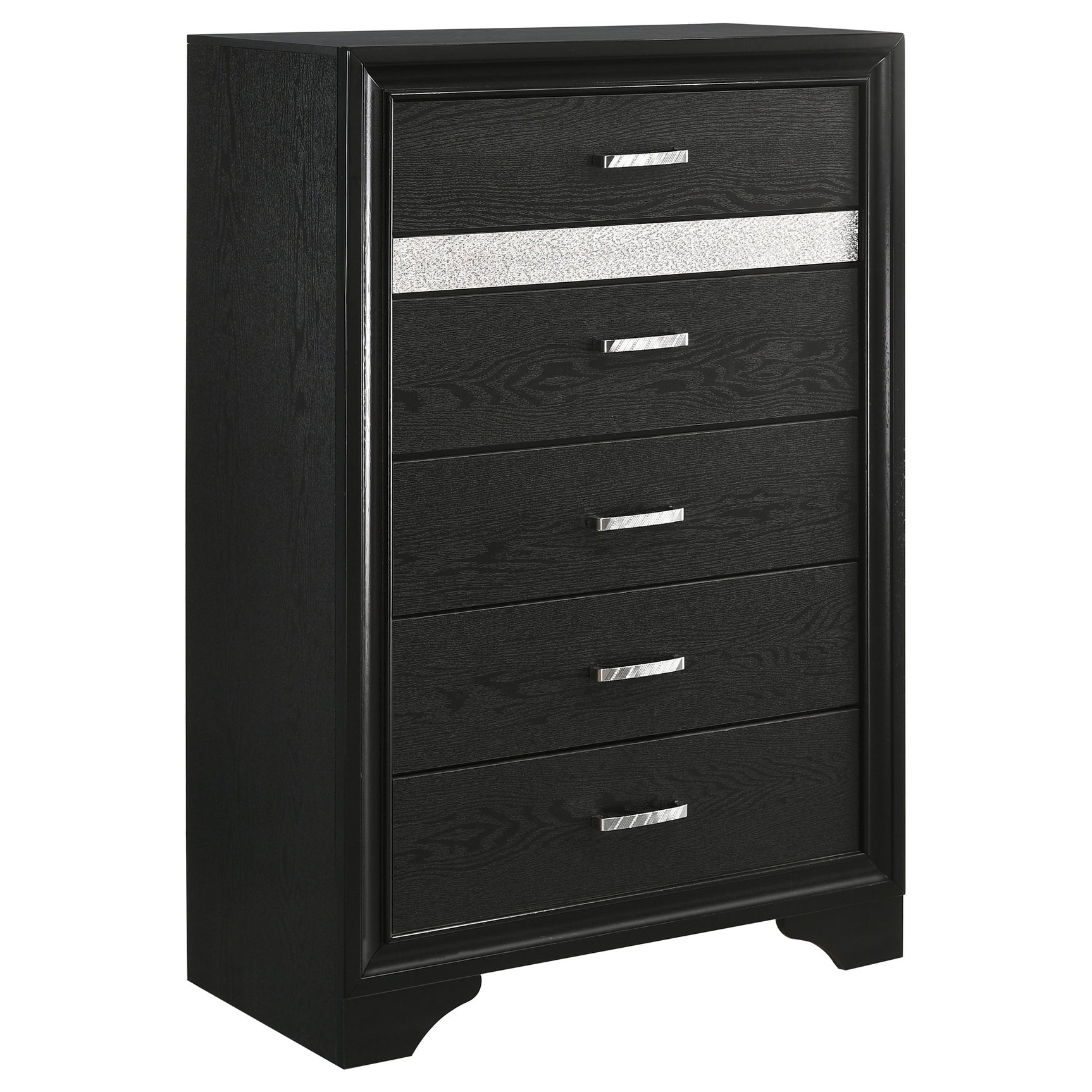 Miranda 5-piece Full Bedroom Set Black - Tampa Furniture Outlet