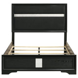 Miranda 54-inch Upholstered Full Panel Bed Black - Tampa Furniture Outlet