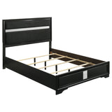 Miranda 5-piece Eastern King Bedroom Set Black - Tampa Furniture Outlet