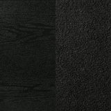 Miranda 54-inch Upholstered California King Panel Bed Black - Tampa Furniture Outlet