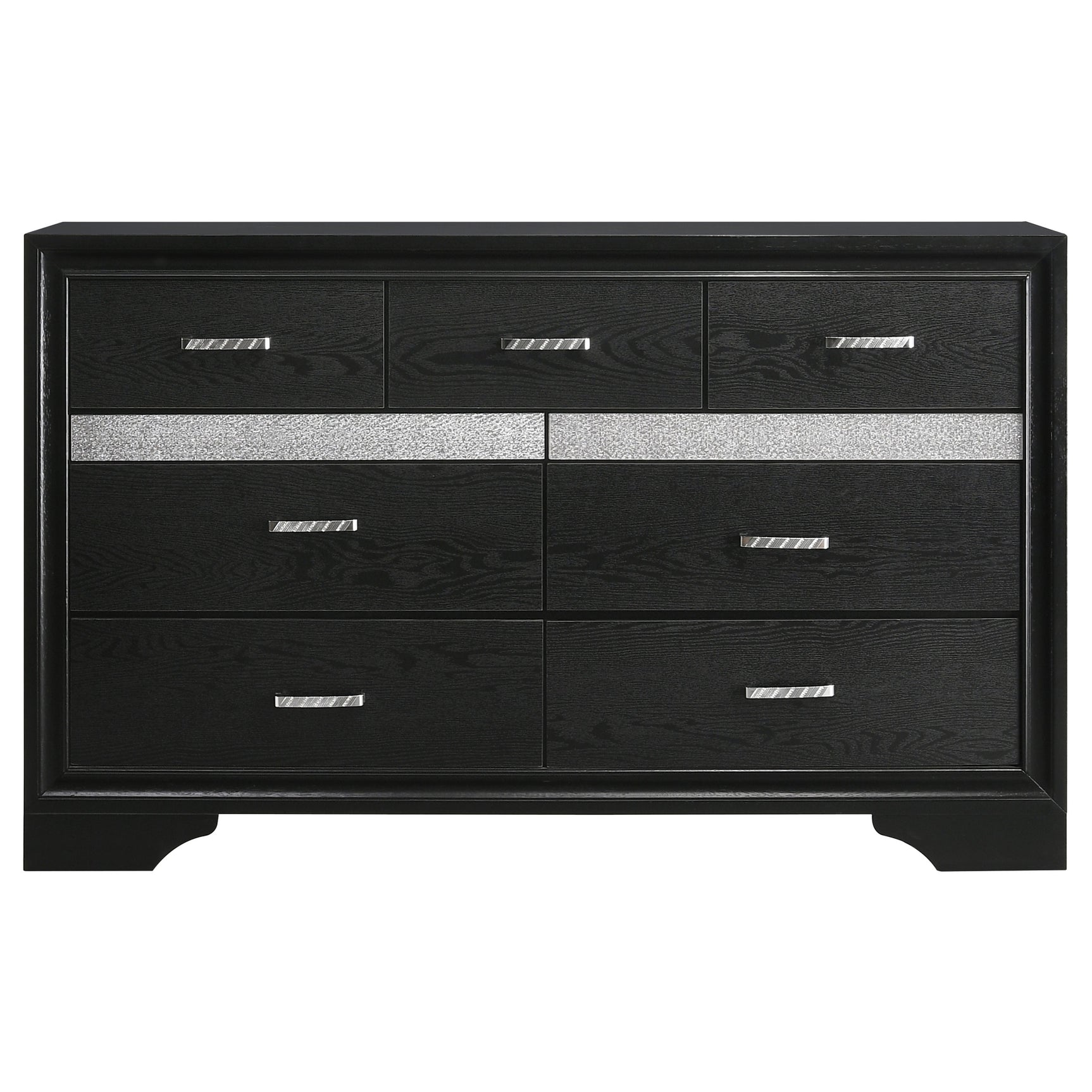 Miranda 4-piece Queen Bedroom Set Black - Tampa Furniture Outlet
