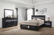 Tampa Furniture Outlet - Coaster - Miranda 4-piece Eastern King Bedroom Set Black - 206361KE-S4